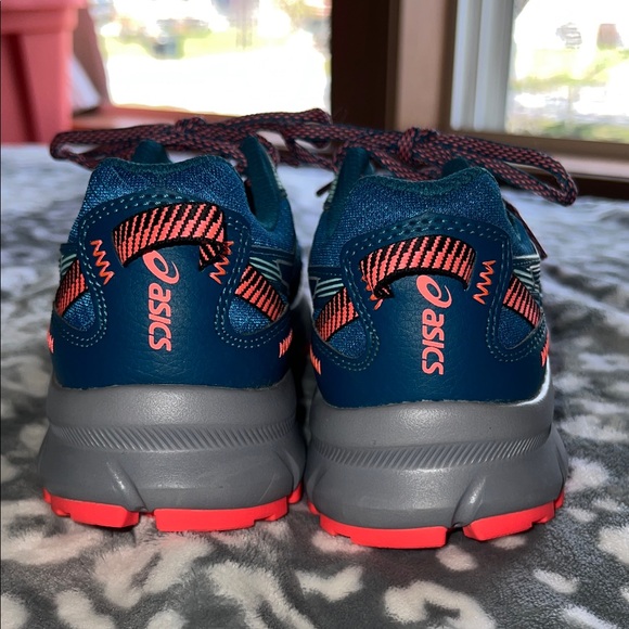 ASICS Trail Scout 2 Women’s Running Shoes Size 6.5 Teal Pink Trail Sneakers - Picture 5 of 11